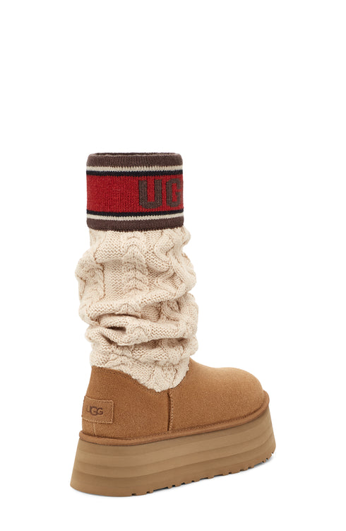 UGG Classic Sweater Letter Womens Boots
